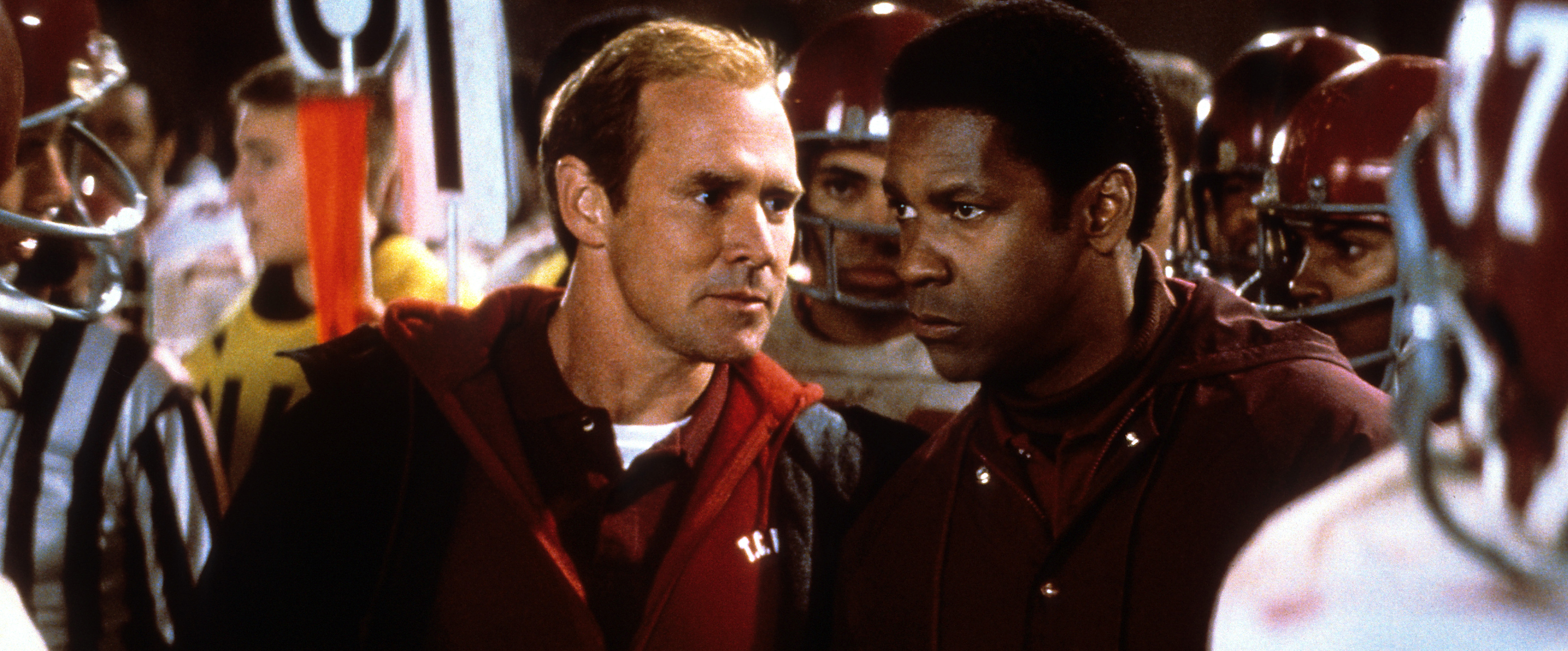 Will Patton And Denzel Washington In 'Remember The Titans'
